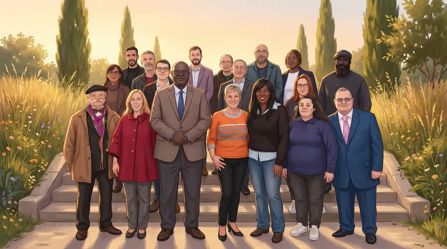 L'équipe Nouvel Élan pour Les Mureaux — citoyens engagés autour de Papa Waly Danfakha